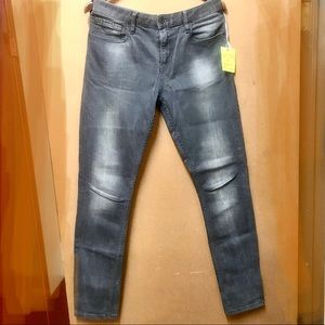 Scotch and Soda Amsterdam Blauw skim mens jeans